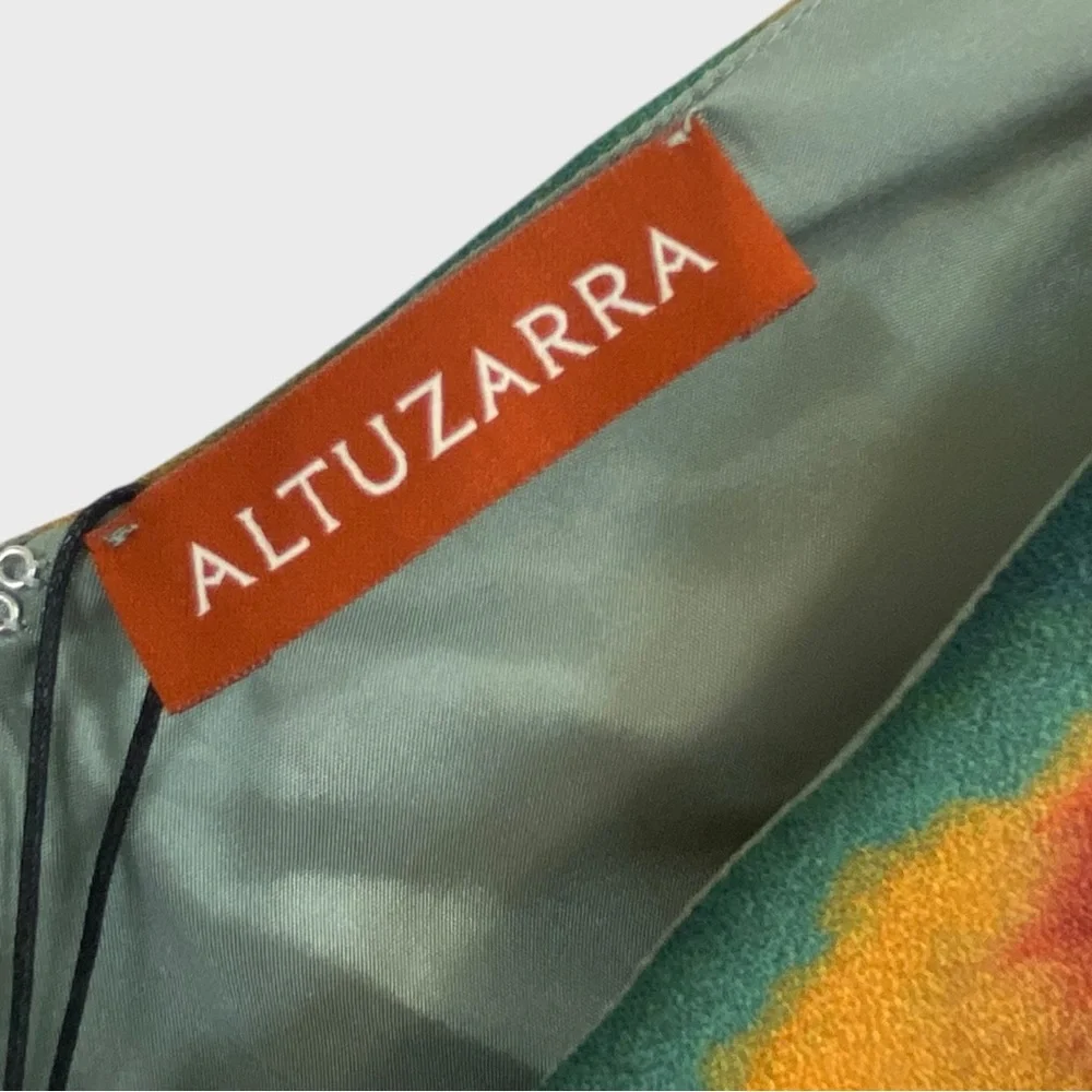 Altuzarra NEW Pelopenese Tie Dye V Neck Midi Dress NWT Size 36 - Picture 7 of 11